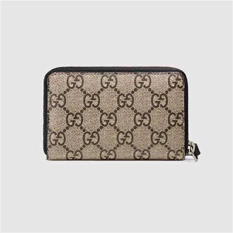 gucci card holder zipper